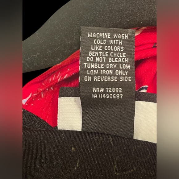 Studio 1940 Black Ribbed Knit Blouse with Gold Accents - Picture 8 of 8